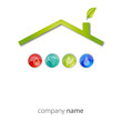 Vektor: Logo Eco House Logo Eco House