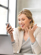 businesswoman with cell phone