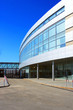 modern building against blue sky