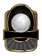 VolleyballDesignTemplateOval