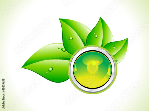 Vector: abstract eco leaf concept abstract eco leaf concept