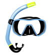 snorkel and mask for diving
