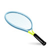 Vector: single tennis racket single tennis racket