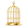 golden bird cage