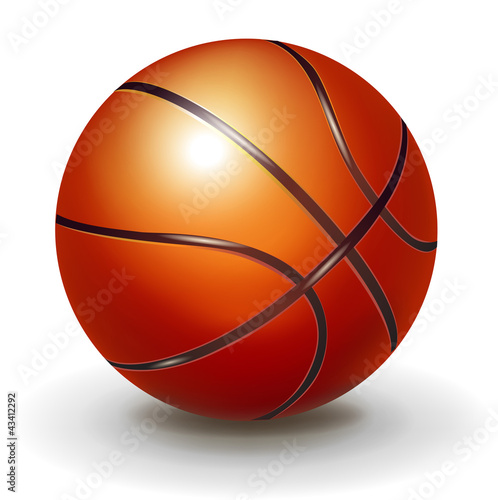 Vector: single basketball single basketball