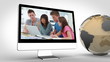 Students videos with earth image courtesy of Nasa.org