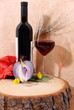 Vino rosso con cipolla rossa