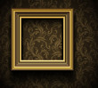 Picture Frame Wallpaper Background. Photo Frame on Grunge Wall