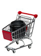 Foto: Shopping Cart with a camera lens Shopping Cart with a camera lens