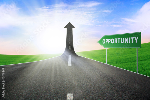 Photo: The way to gain opportunity The way to gain opportunity