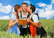 zusammen beim oktoberfest