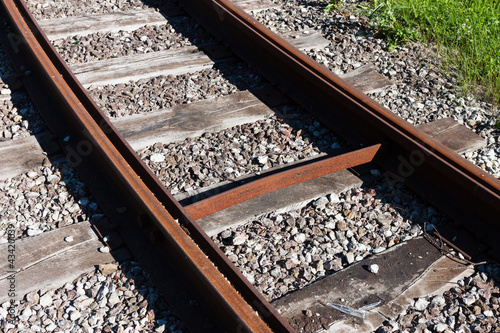 Photo: Railway rail road track Railway rail road track