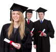 Three graduates