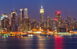 Manhattan at night