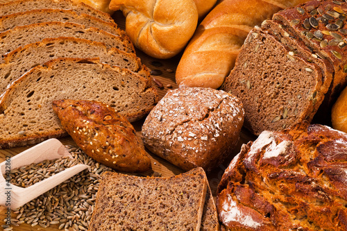 Foto: Verschiedene Brotsorten Verschiedene Brotsorten