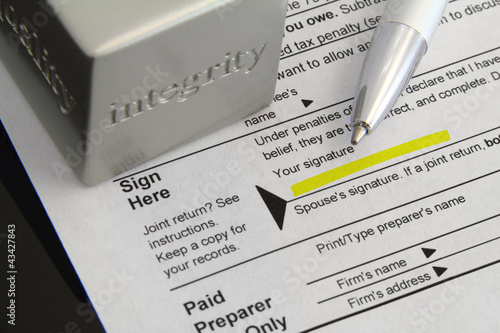 Photo: Tax honesty Tax honesty