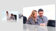 Videos of business people in their office
