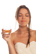 Enjoying drink