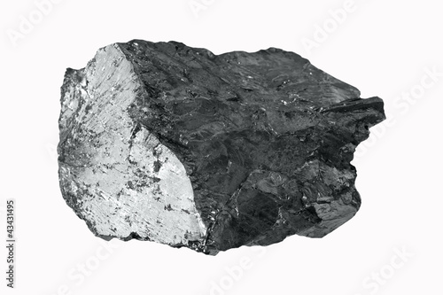 Photo: ein Stück Kohle, anthrazit, a piece of anthracite coal ein Stück Kohle, anthrazit, a piece of anthracite coal