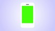 Video: White Smartphone. Green screen and Alpha matte White Smartphone. Green screen and Alpha matte