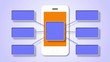 Video: White Smartphone. Infographic elements 2 White Smartphone. Infographic elements 2