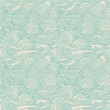 Seamless wave hand drawn pattern. Abstract vintage background.