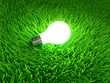Illustration: Energy saving light bulb Energy saving light bulb
