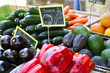 étal de fruits et légumes
