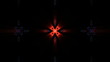 Kaleidoscope retro vintage loop.