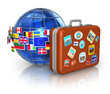 Illustration: Travel and tourism concept Travel and tourism concept