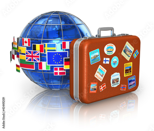 Illustration: Travel and tourism concept Travel and tourism concept