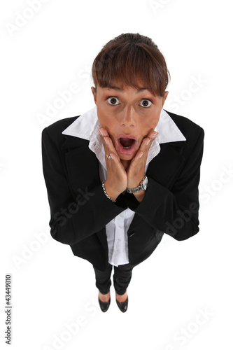 Foto: A stunned business professional A stunned business professional