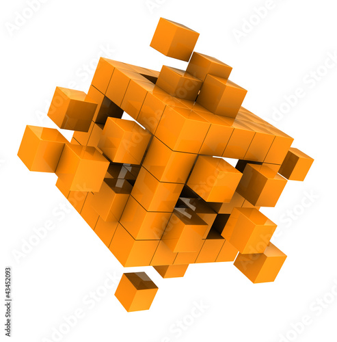 Illustration: Yellow cube Yellow cube