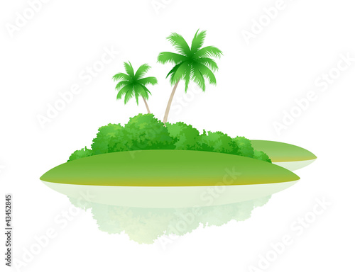 Vector: vector icon island vector icon island