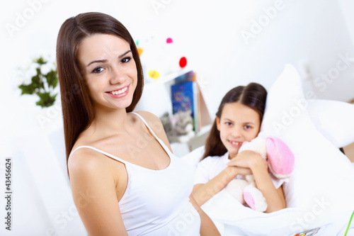 Photo: Family at home Family at home
