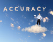 Foto: Businessman against blue sky Businessman against blue sky