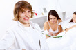 Photo: Family at home Family at home