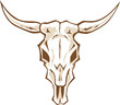 Bull skull