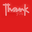Thank you, paper design element, High-resolution 3d rendering