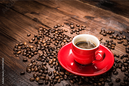 Photo: Hot coffee - caffè caldo Hot coffee - caffè caldo