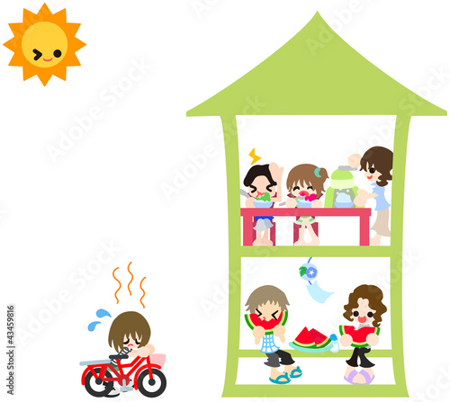 A <em>Sunny day</em> of summer vacation by chiharutaka