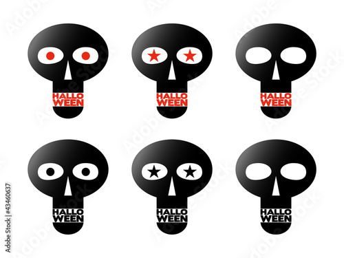 Illustration: Black skulls Black skulls