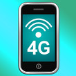 4g Internet Connected On Mobile Phone
