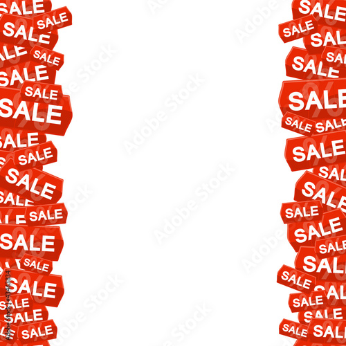 Vector: SALE auf Preisschild - ENDLOS SALE auf Preisschild - ENDLOS