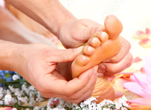 Photo: Foot massage. Foot massage.
