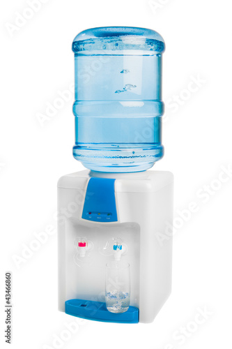 Photo: water cooler isolated on white water cooler isolated on white