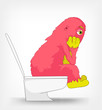 Funny Monster. WC.