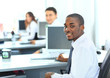 Portrait of a happy African American entrepreneur