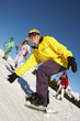 Photo: Teenage Family On Ski Holiday In Mountains Teenage Family On Ski Holiday In Mountains