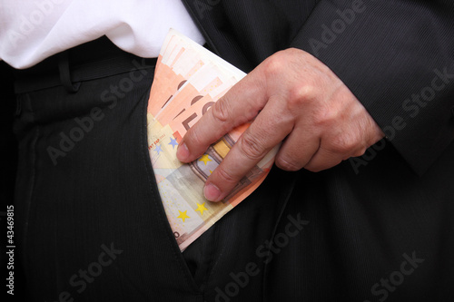 Photo: money in the pocket money in the pocket